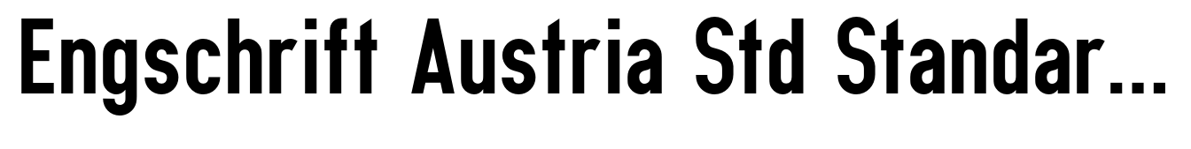 Engschrift Austria Std Standard (D)
